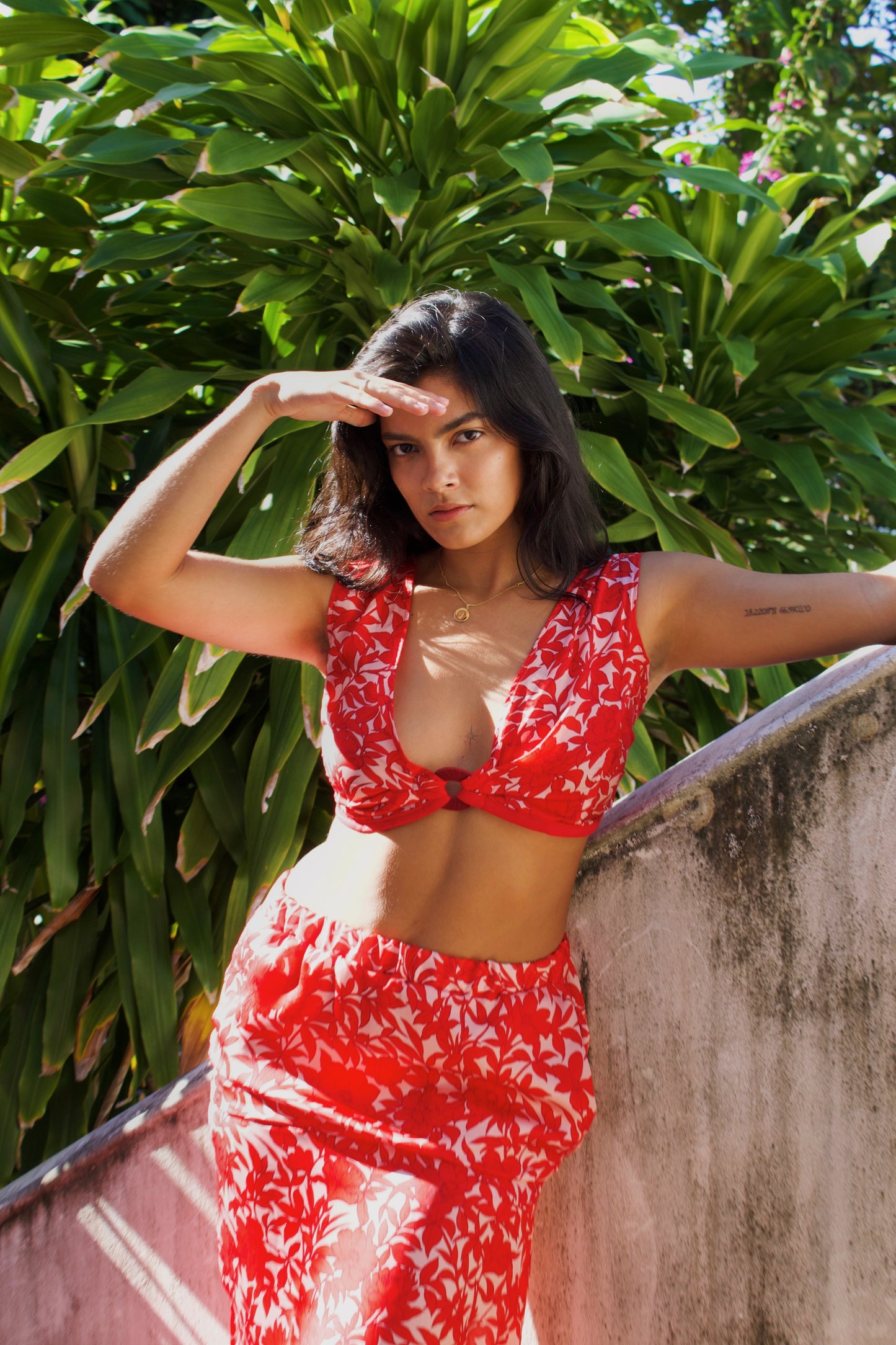 Caribe Crisscross Back Top