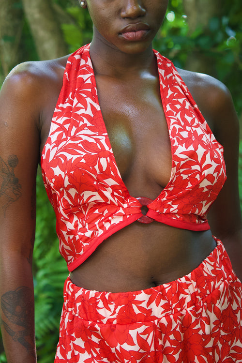 Caribe Crisscross Back Top