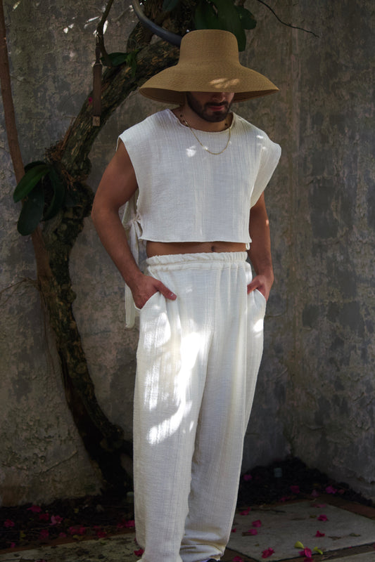 Libertad Side Tie Top